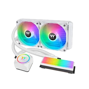 Thermaltake Floe RC240 CPU & Memory AIO Liquid Cooler Snow Edition